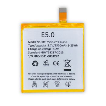 Bateria Compatible Bq Aquaris E5 / E5 Hd / E5 Fhd / E5.0 (2500mah ) / Capacidad Original / Repuesto Nuevo Calidad Maxima /