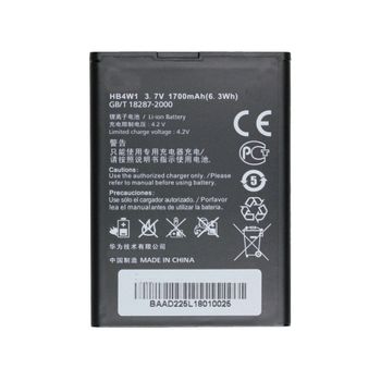 Bateria Compatible Huawei Hb4w1 - G510 / G520 / G525 / T8951d / U8951d / C8813d / Y210d / Orange Daytona (1700mah) / Capacidad