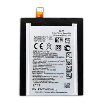 Bateria Compatible Lg Bl-t7 - Lg Optimus G2 / D802 /d801/d800/d803/d805/d806 / Eac62058701 (3000mah) / Capacidad Original /