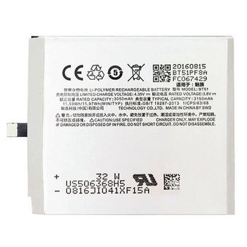 Bateria Compatible Meizu Mx5 - Bt51 (3150mah) / Capacidad Original / Repuesto Nuevo Calidad Maxima / Envio Rápido / Teléfono