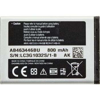 Bateria Compatible Samsung Ab463446bu - D520 E900 E870 C140 X680 E250 (800mah) / Capacidad Original / Repuesto Nuevo Calidad