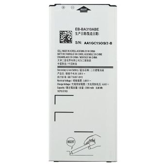 Bateria Compatible Samsung Galaxy A3 (2016) / Sm-a310f - Eb-ba310abe (2300mah) / Capacidad Original / Repuesto Nuevo Calidad