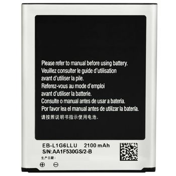 Bateria Compatible Samsung Galaxy S3 / I9300 - Eb-l1g6llu (2100mah) / Capacidad Original / Repuesto Nuevo Calidad Maxima /