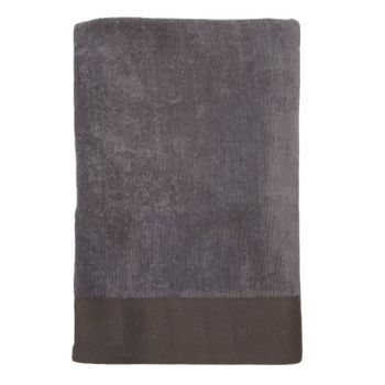 Toalla De Baño Shady Gris 140x180 370 G/m² Terciopelo Liso