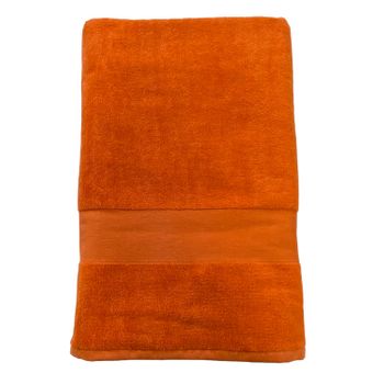 Toalla De Baño Classy Naranja 90x180 500 G/m² Terciopelo Liso