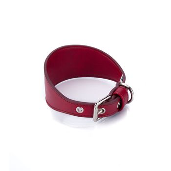 Collar Vegano Para Galgos Galgo Rojo Pamppy 25 Cm