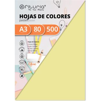 Paquete De Folios A3 De 80 Con 500 Hojas Blancas, Papel Multifuncional Para Uso Escolar Y Entornos Laborales. Ideal Con Impresoras Láser, De Inyección O Fotocopiadoras - Ofituria.