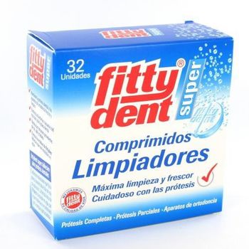 Fittydent Super Comprimidos Limpiadores 32 Unidades