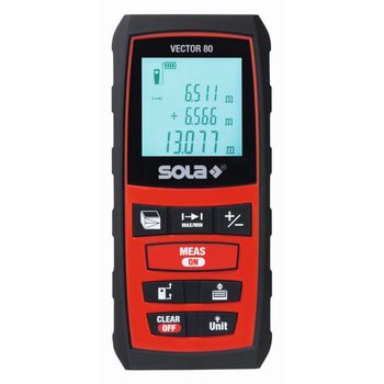 Sola Vector80 - Medidor Láser Con Alcance Hasta 80 M