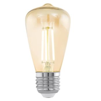 Bombilla Led De Estilo Vintage  E27 St48 11553, Color Ámbar Eglo