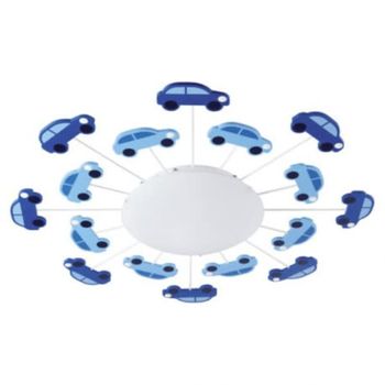 Lámpara De Pared/techo Viki 1 Azul 92146 Eglo