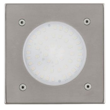 Aplique De Pared Led Exterior Lamedo 2,5 W Cuadrado Plata 93481 Eglo