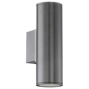 Lámpara De Pared Led Exterior Riga Gris Oscuro 94103 Eglo