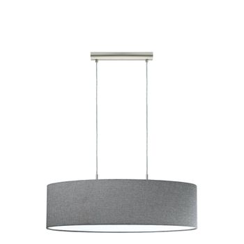 Lámpara Colgante Pasteri 2x60 W Gris 96369 Eglo