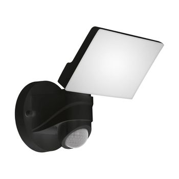 Lámpara Led De Pared Para Jardín Con Sensor Pagino Negro 13w Eglo