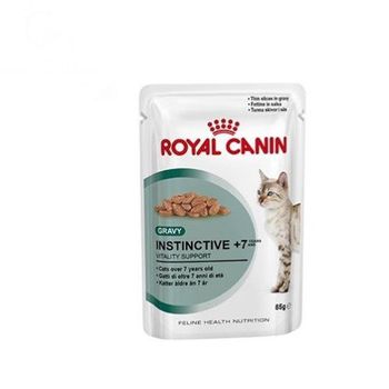 Royal Canin Instinctive +7 85g (salsa) Para Gatos A Partir De 7 Años De Edad - 12 Sobres 85g