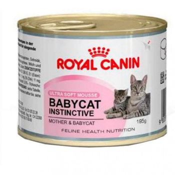 Lata Royal Canin Mother & Babycat Ultra Soft Mousse 195g Para Gatitos - 1 Lata