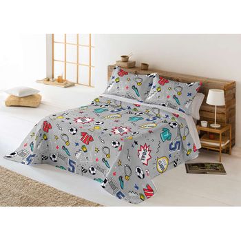 Colcha Bouti Infantil Estampada + Cojín Zoo Cama De 90cm 180x260cm con  Ofertas en Carrefour