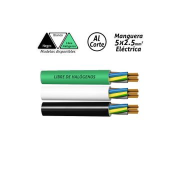 Manguera Eléctrica 5x2.5mm2 Blanco Rv-k  Blanco Rv-k