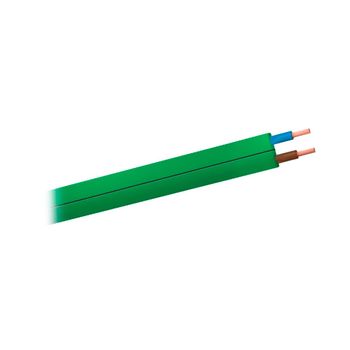 Manguera Eléctrica Plana Verde Feria 2x1.5mm2