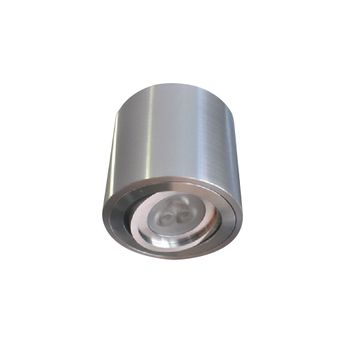 Basculante Superficie Circular Aluminio Rayado 50w