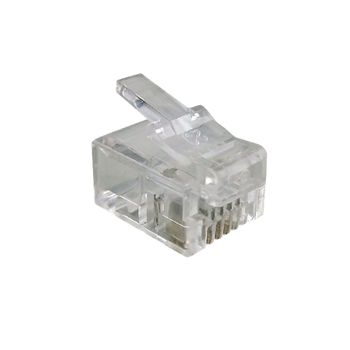 Clavija Conector Rj11m 6p4c