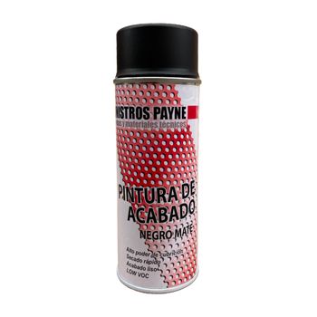 Caja De 2 Pintura En Spray Para Exteriores Suministros Payne - Negro Mate