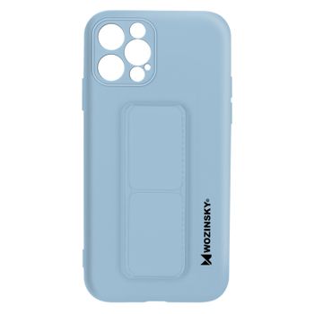 Funda Iphone 12 Pro Max Silicona Soporte Magnético Plegable Wozinsky Azul