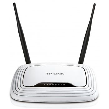 Tp-link - Tl-wr841n Banda Única (2,4 Ghz) Ethernet Rápido Negro, Blanco Router Inalámbrico