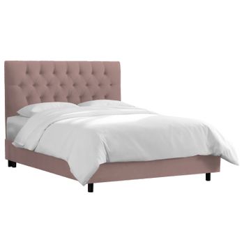 La Web Del Colchon -cabecero Tapizado Naxos Para Cama De 80 (90 X 120 Cms) Rosa Palo Textil Suave