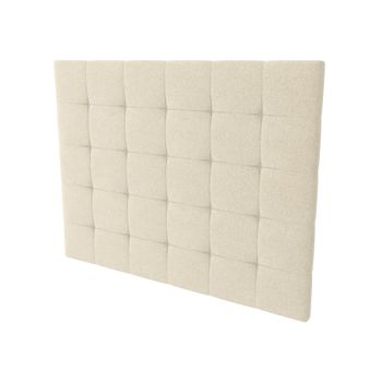 La Web Del Colchon -cabecero Tapizado Corfú Para Cama De 90 (100 X 120 Cms) Beige Claro Textil Suave