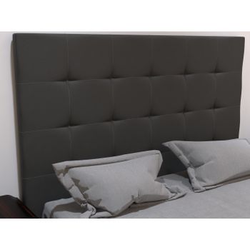 La Web Del Colchon -cabecero Tapizado Corfú Para Cama De 135 (145 X 120 Cms) Gris Ceniza