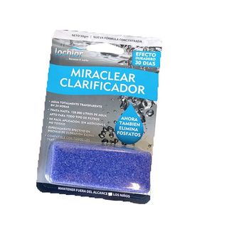 Miraclear Cube Xxl 50: Gel Sólido Que Clarifica Y Aumenta La Transparencia Del Agua Piscina. 50 Gr