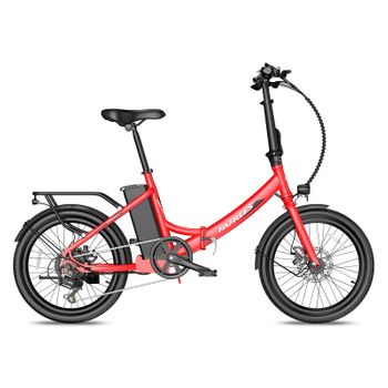 Bicicleta Eléctrica Fafrees F20 Light 16.75ah - Motor 250w Batería 36v16.75ah Autonomía 130km - Rojo