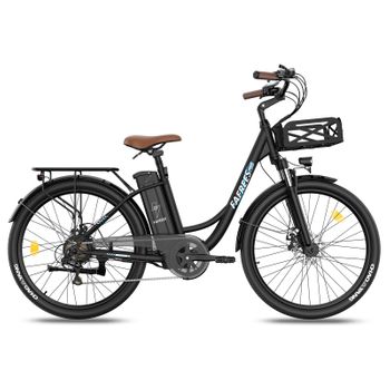 Bicicleta Eléctrica Fafrees F26 Lasting - Motor 250w Batería 36v20.3ah Autonomía 160km - Negro