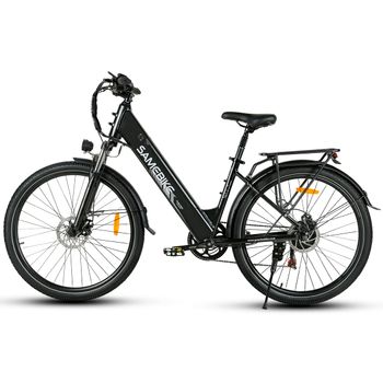 Bicicleta Eléctrica Samebike Rs-a01 Pro - Potencia 350w Batería  36v15ah Autonomía 40km Freno De Disco Mecánico - Negro