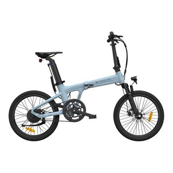 Bicicleta Eléctrica Ado Air 20 - Potencia 250w Batería 36v9.6ah Autonomía Asistida 100km Freno De Disco Hidráulico - Azul