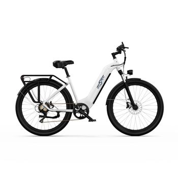 Bicicleta Eléctrica Onesport Ot05 - Ruedas 27.5" Motor 250w Batería 36v18.2ah Autonomía 60km - Blanquecino