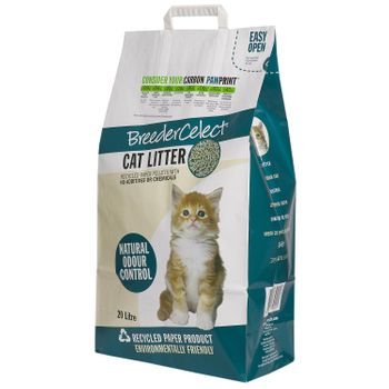 Fibrecycle Cat-litter 20 Ltrs. Pellets Papel Reciclado