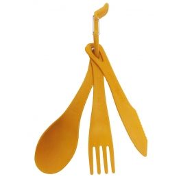 Sea To Summit Delta Cutlery Set - Set De Cubiertos Delta Naranja