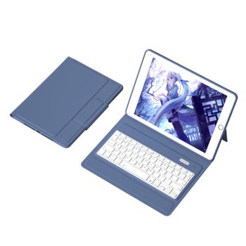 Funda Con Bluetooth Teclado Ykcloud T1082 Para Ipad 10.2(2021/2020/2019)/ipad Air 10.5/ipad Pro10.5