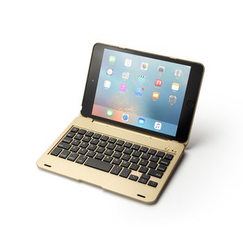 Funda Con Bluetooth Teclado Ykcloud F1+ Para Ipad Mini4/5