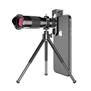 Telescopio Chronus 48x Hd Waterproof Monocular Smartphone Holder Tripod(negro)