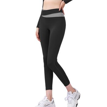 Legging Deportivo Frees Copes Sedoso Elástico Y Transpirable Con Bloqueos De Colores Material Poliéster