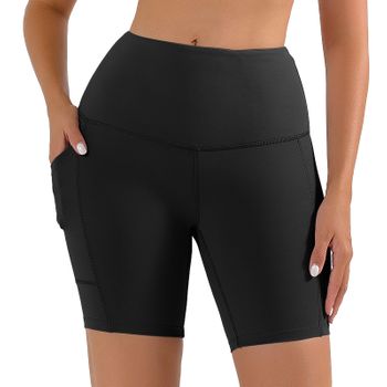 Legging Corto Deportivo Frees Copes Con Bolsillo Sedoso Elástico Y Transpirable Material Poliéster