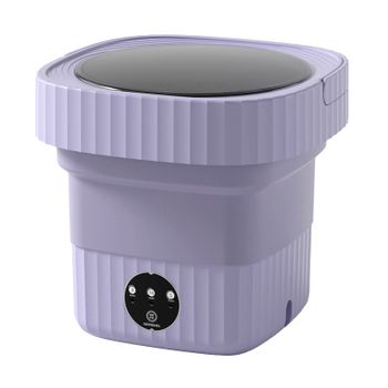 Lavadora Portátil Plegable 6 Litros-1.27kg-maxwork-morado