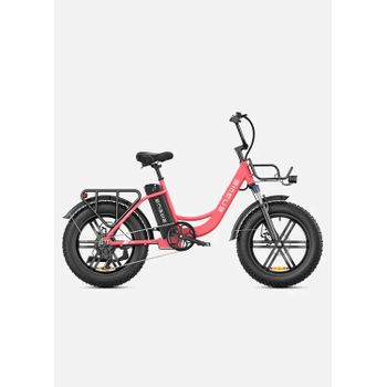 Bicicletas Eléctricas 60km Autonomía Engwe L20 E-bike 250w | Plegable| Rosa