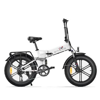 Bicicleta Eléctrica Engwe Engine X | Plegable|potencia 250w | Autonomía 60 Km | Blanco