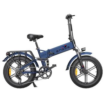 Bicicleta Eléctrica Engwe Engine Pro |plegable| Potencia 750w | Autonomía 75 Km | Azul