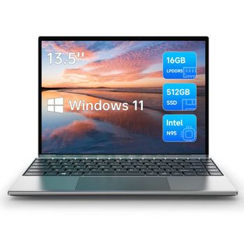 Ordenador Portátil Alldocube Gt Book13 Plus | Portátil Ultrabook 13.5" Con Windows 11 En España | 16gb+512gb | Gris